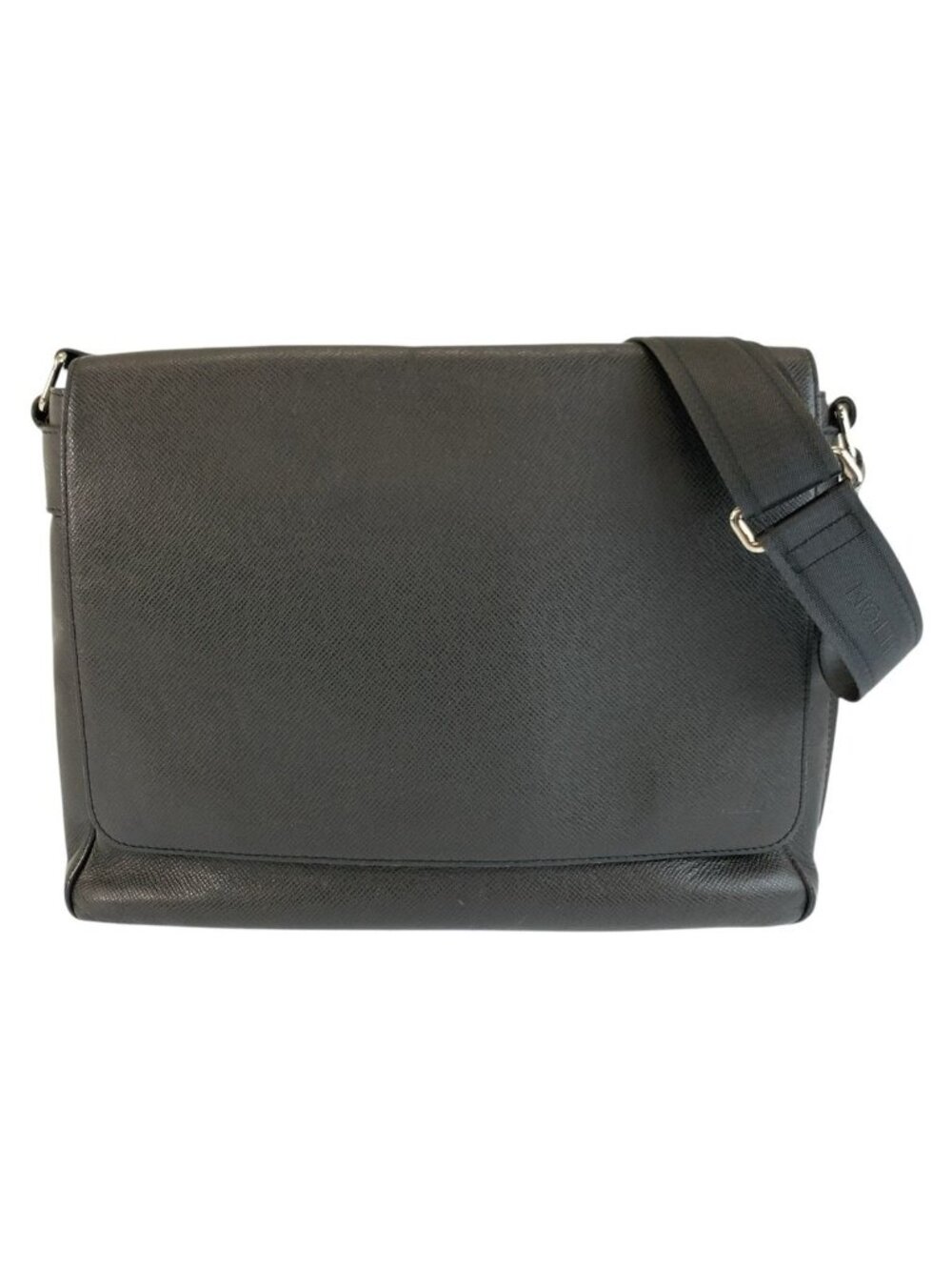 Louis Vuitton Taiga Roman MM Gray Silver Shoulder Bag